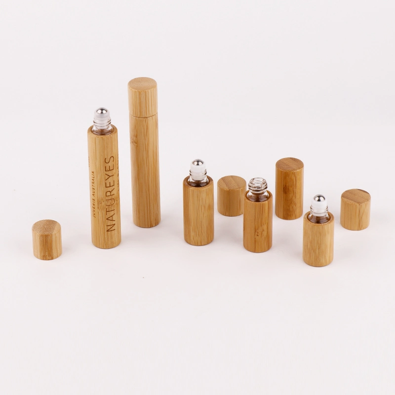 50g Bamboo Glass Cosmetic Packaging Bottle Jar