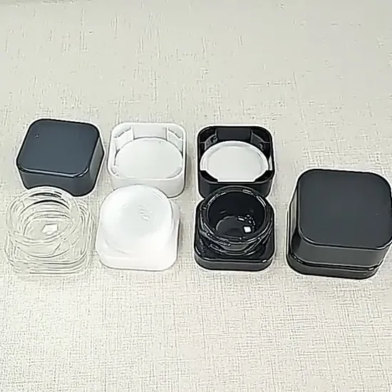 Cube 5ml Premium Colorful Glass Concentrate Jar Child Resistant